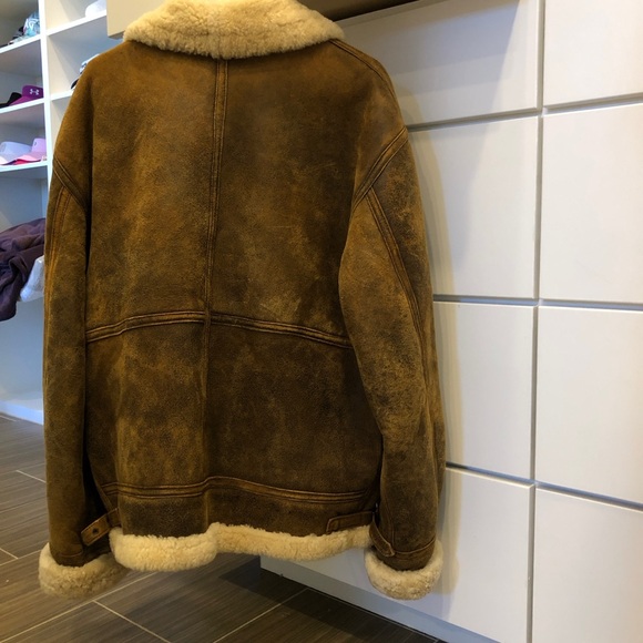 Brown Sheepskin Coat - Picture 4 of 4